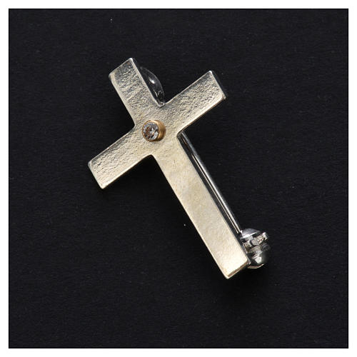 Clergy brooch in 925 silver 2