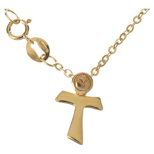 Armband mit Tau Kreuz Gold 750/00, 1,09gr 1