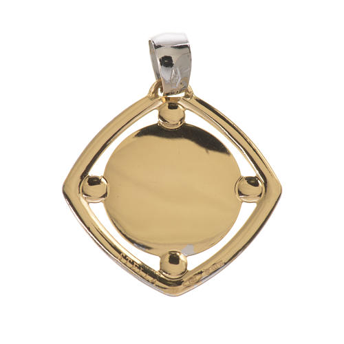 Raphael's cherub pendant in 18k bi-coloured gold 1,09 grams 2