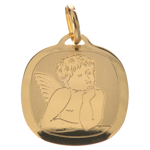 Raphael's cherub pendant in 18k gold 0,92 grams 1