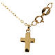 Gold chain with cross pendant, 18k 1,32 grams s1