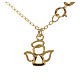 Gold chain with angel pendant in 18k gold 1,42 grams s1