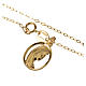 Gold chain with Virgin Mary pendant in 18k gold 1,74 grams s2