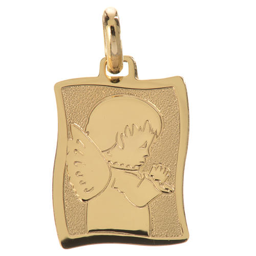 Medaille Betende Engel Gold 750/00, 1,63gr 1