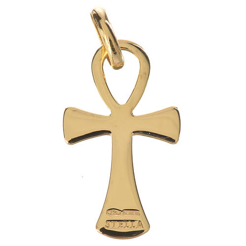 Key of life pendant in 18k gold 1,57 grams 2