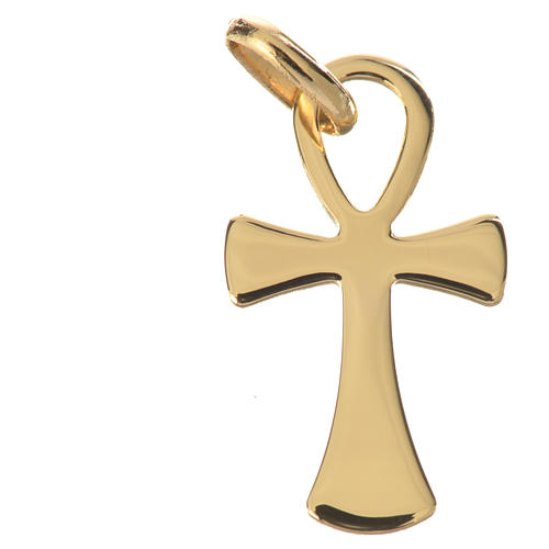 Key of life pendant in 18k gold 1,57 grams 3