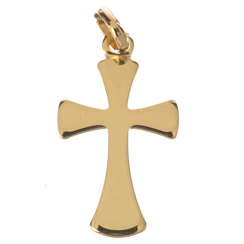 Croix pendentif en or 750/00 - 0,89 g 1