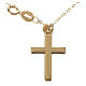 Cross pendant and chain in 18k gold 1,74 grams s1