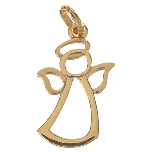 Gold Pendant Angel shaped - 18k 0,76g 1