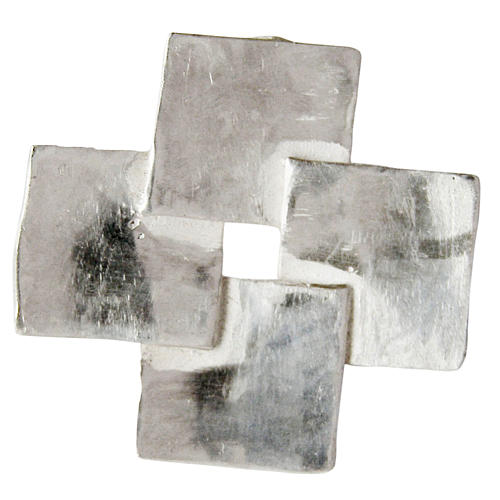 Croce 4 quadri arg. 925 1