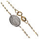 Bracelet with Miraculous Medal in 18k gold, 0,05oz s1