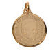 Medaille Papst Franziskus vergoldeten Silber 800, 16mm s1