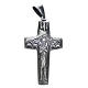 Krzyż Papież Franciszek 4x2 cm srebro 925 s1