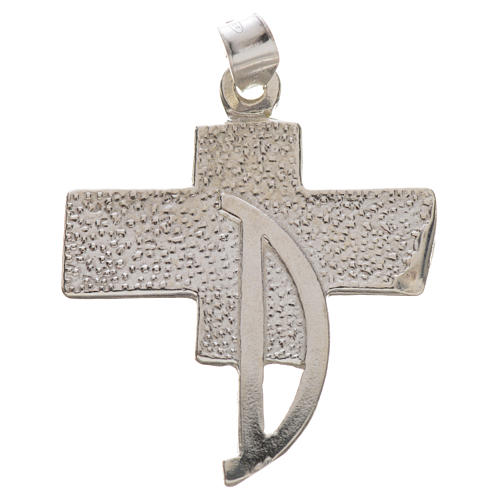 Pendant with deacon cross in 925 silver 1