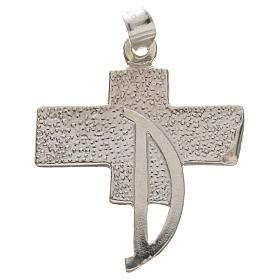 Pendente croce dei diaconi argento 925