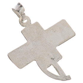 Pendant with deacon cross in 925 silver