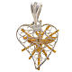 Pendant with filigree heart, Holy Spirit in 800 silver s2