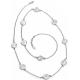 Collana AMEN Medaglie i Santi 70 cm Argento 925 s1