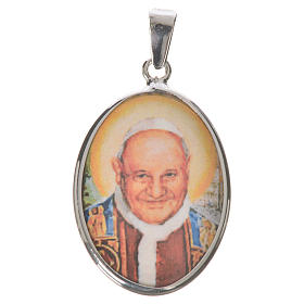Medaglia ovale arg. 27 mm Giovanni XXIII