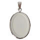 Oval medal in silver, 27mm Miraculous Medal s2