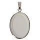 Oval medal in silver, 27mm Our Lady of Tenderness s2