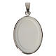 Medaille Pater Pio 27mm oval s2