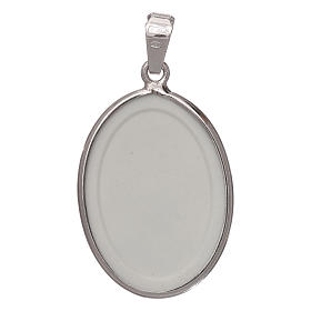 Medaglia ovale arg. 27 mm S. Antonio