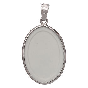 Oval medal in silver, 27mm Saint Anthony
