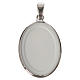 Medaglia ovale arg. 27 mm Gesù Misericordioso s2