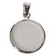 Medalha redonda prata 18 mm Santo António s2