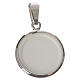 Round medal in silver, 18mm Angel s2
