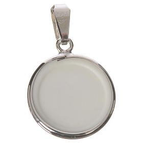 Medaglia tonda arg. 18 mm Angelo