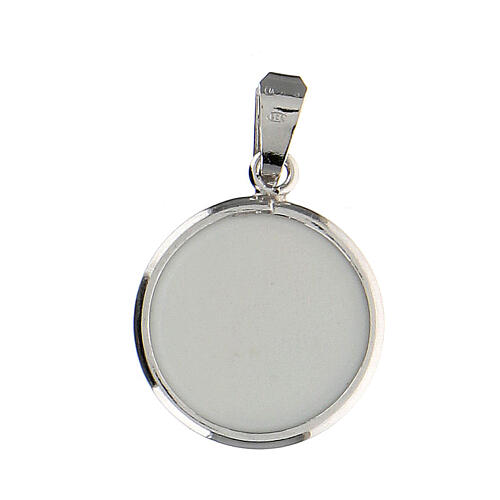 Medaille Silber Gottesmutter Ferruzzi 18mm 2