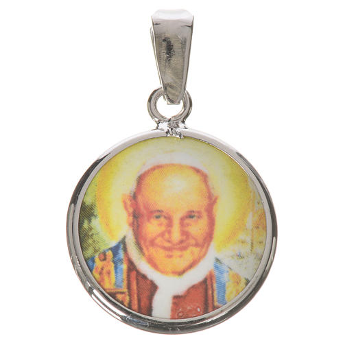 Medalha redonda prata 18 mm João XXIII 1