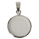 Round medal in silver, 18mm Our Lady of Tenderness s2