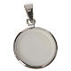 Round medal in silver, 18mm Our Lady s2