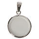 Round medal in silver, 18mm Our Lady of Perpetual help s2