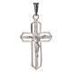 Pendentif crucifix argenté argent 925 s1