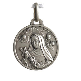 Medalik świętej Rity srebro 925