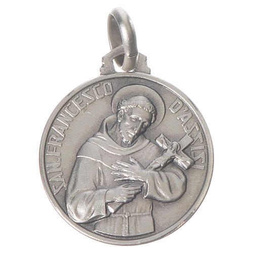 Medal of Saint Francis 925 Silver 1