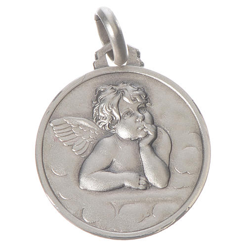 Medalik Anioła Raffaella, srebro 925 1