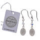 Earrings in 925 silver with Miraculous Medal image s2