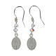 Earrings in 925 silver with Miraculous Medal image s2