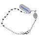 Single Decade bracelet silver 925 beads 3mm s2