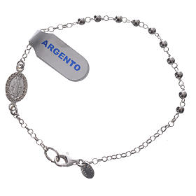 Single Decade bracelet silver 925 beads 3mm