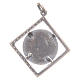 Pendant charm in 925 silver with Miraculous Medal 1.6x1.6cm s2