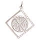 Pendant charm in 925 silver with Pax symbol 1.7x1.7cm s1