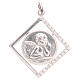 Pendant charm in 925 silver with Raphael's angel 1.7x1.7cm s1