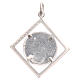 Pendant charm in 925 silver with Raphael's angel 1.7x1.7cm s2