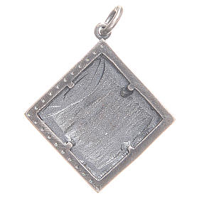 Pendant charm in 925 silver with God's Lamb 1.7x1.7cm